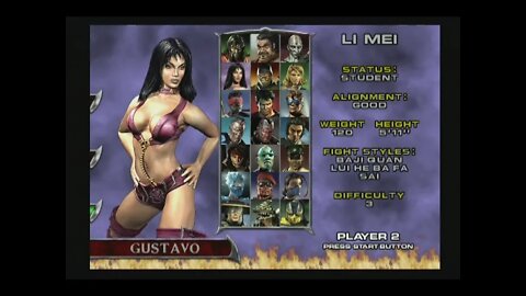 Mortal Kombat Deadly Aliance (PS2) - Li Mei - Arcade Mode