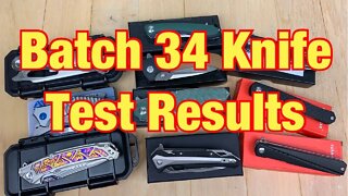 Batch 34 Knife Test Results Is the blade steel real ?