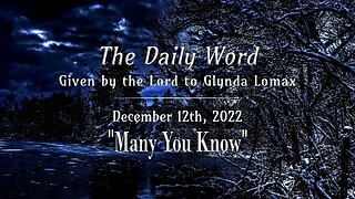 Daily Word * 12.12.2022 * Many You Know