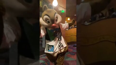 Dale Gots The Best Dance Moves! Goofy’s Kitchen Character Dining