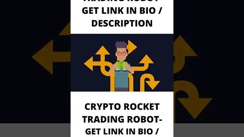 CRYPTO ROCKET TRADING ROBOT: THE BEST TRADING ROBOT IN THE WORLD. #shorts