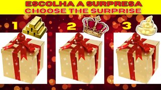 ESCOLHA O SEU PRESENTE 🎀🎁 CHOOSE YOUR GIFT 🎀🎁 NAO ESCOLHA O ERRADO!!!!