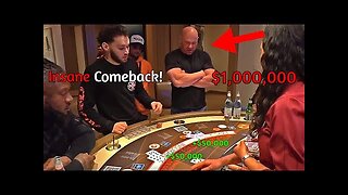 Dana White & Adin Ross Gamble High Stakes On Blackjack! *$1,000,000+*