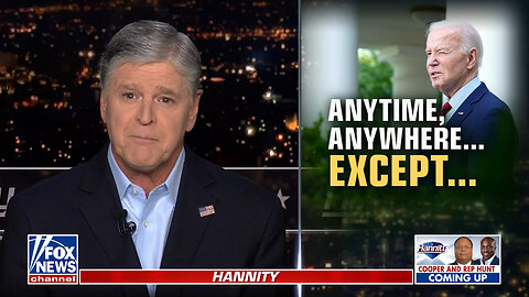 Sean Hannity: Biden And The Media Mob Don't Get To Choose Radical Biden-Supporting Debate Hosts