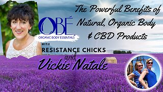 Give Away! Organic Body Essentials: Food For Your Face & CBD For Your Body w/ Vickie Natale