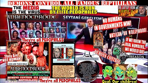 Adrenochrome and ritual child abuse Turkish National Television - re-post