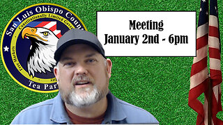 SloTeaParty Meeting Announcement Jan 2nd 2023