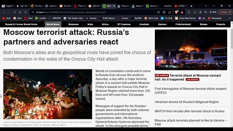 Moscow Terror Attack as We head Into Passover