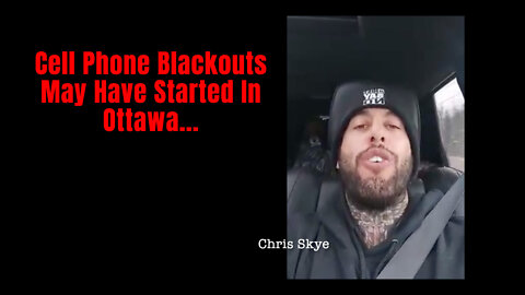 Cell Phone Blackouts May Have Started In Ottawa...