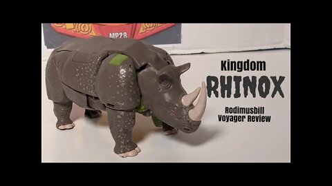 Kingdom RHINOX Voyager Class Transformers War For Cybertron Review by Rodimusbill (Wave 3) WFC-K27