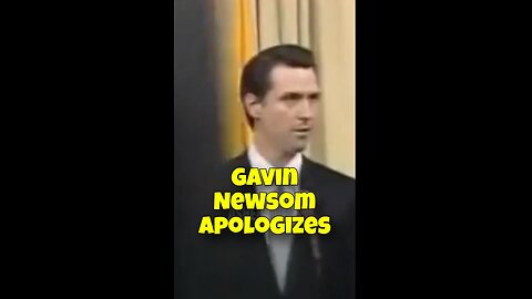 Gavin Newsom apologizes for sleeping with his campaign manager's wife (2007)