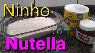 Mousse para recheio Ninho com Nutella