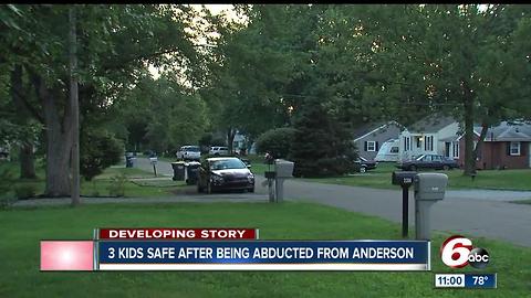 Three chlidren abducted from Anderson, Ind. are found safe in Illinois