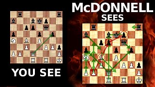 INCREDIBLE foresight! 1834 World Chess Championship [Match 4, Game 11]