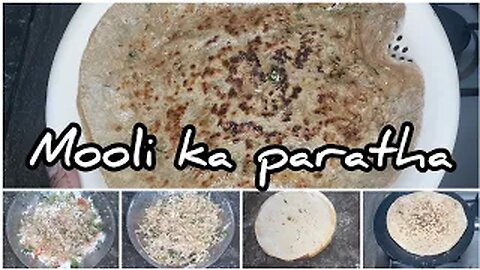 crispy and tasty mooli ka paratha recipe in urdu hindi || by fiza farrukh