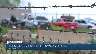 Body of teen found in towed, stolen vehicle