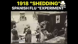 1918 Spanish flu experiment - injecting bacteria and vaccine shedding.