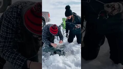 Today we headed out to Eagle Lake for the club’s Ice Fishing event!