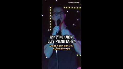 Annoying Karen Gets Instant Karma