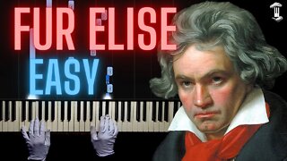 Fur Elise - Beethoven | EASY Piano - Hands Tutorial