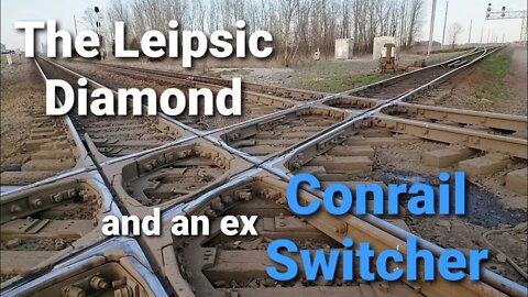 Leipsic Diamond, Leipsic Ohio and an ex Conrail switcher