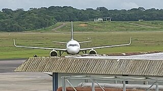 Airbus A320NEO PR-YRT taxia e decola de Manaus para Boa Vista