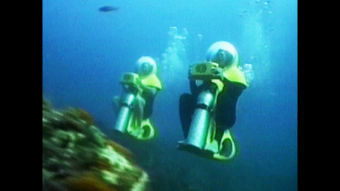 Awesome Underwater Motorbikes