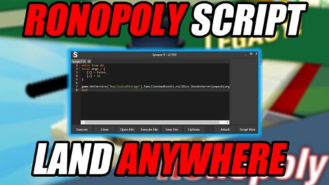 (NEW) RONOPOLY SCRIPT | LAND ANYWHERE | DUPE | STEAL | BREAK GAME (2022)