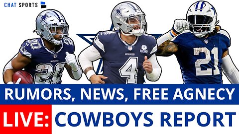 Cowboys Report Live: Dak Extension? Tony Pollard Tag? Zeke Washed? And Cowboys Free Agency Plan
