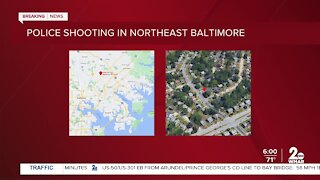 Police shooting in Northeast Baltimore