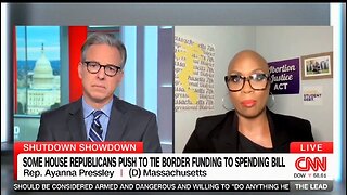 CNN’s Tapper Calls Out Clueless Democrat Pressley Over Her Absurd Comment