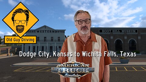 Dodge City, Kansas to Wichita Falls, Texas in American Truck Simulator