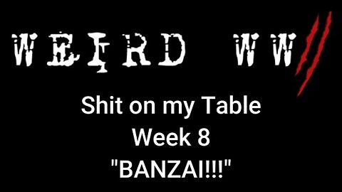 Shit on my Table - Week 8
