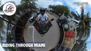 Riding Through Miami