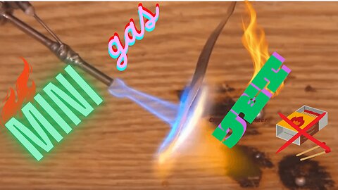 How to make a mini Gas-jet metal cutting (2500ºC)