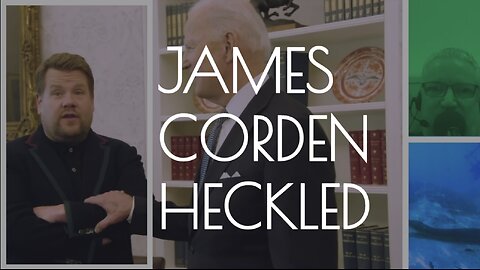 JAMES CORDEN HECKLED | #rudecomedy #heckler #satire