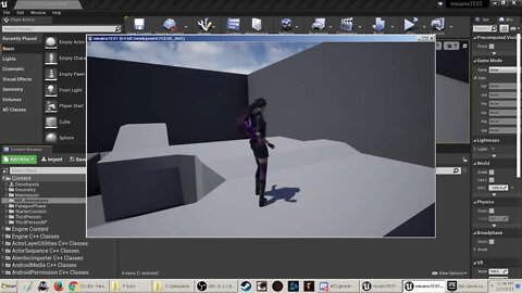 2021 Unreal 425 Mixamo Imported RUN FLIP animation