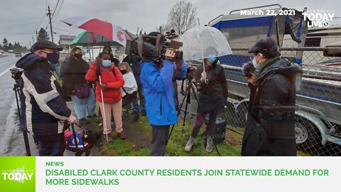 Disabled Clark County residents join statewide demand for more sidewalks