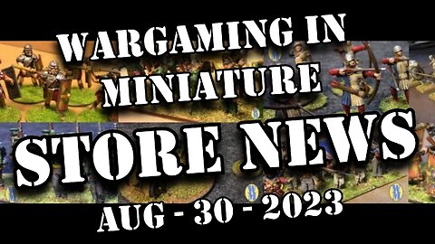 Wargaming in Miniature 🔴Ebay store News Aug 30th 2023