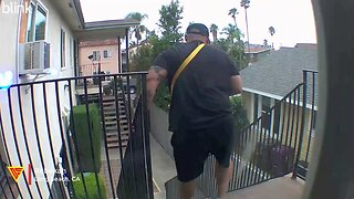 Boyfriend Tries to Surprise Me with Gifts Caught on Blink Camera | Doorbell Camera Video