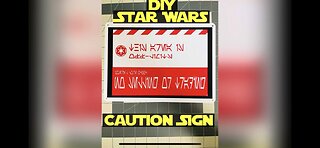 Star Wars Caution Sign