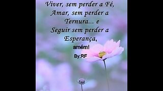 Viver sem perder a Fe