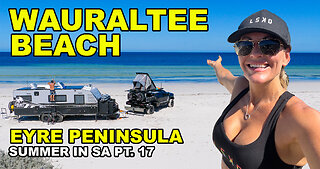 WAURALTEE BEACH - BEST BEACH CAMP on YORKE PENINSULA!! | SOLAR PANEL MAINTENANCE | CARAVANNING SA