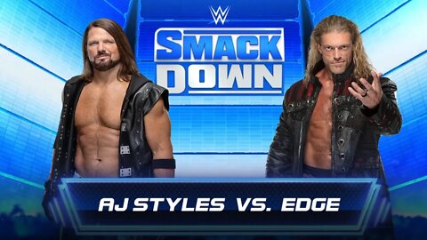 Aj Styles Vs Edge WWE 2k22