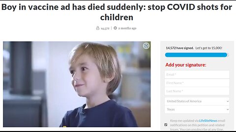 (EP20)PETITION: Stop COVID shots for children