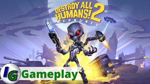 Destroy All Humans! 2: Reprobed Gameplay on Xbox