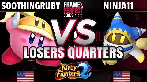 FPS5 Online - SoothingRuby (Cutter, Archer, Ninja) vs. Ninja11 (Magolor) - KF2 Losers Quarters