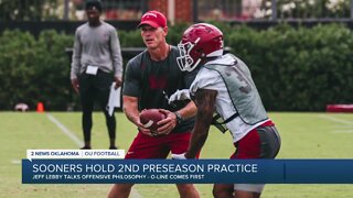 Sooners Hold 2nd Preseason Practice