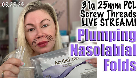 Let's Discuss Can PCL Screw Threads Plump Nasolabial Folds? | Code Jessica10 Saves you Money $$$