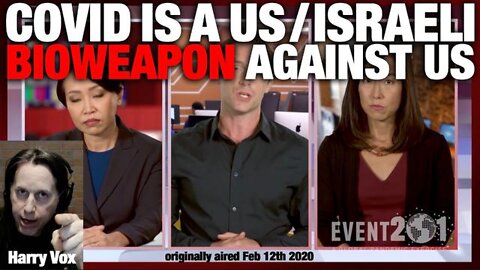 Harry Vox Report: Originally aired 2 years ago; COVID IS A US / ISRAELI BIOWEAPON AGAINST US